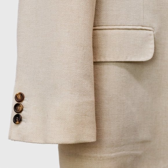 Brunello Cucinelli Men's Woven Cashmere Blazer - Picture 6 of 13